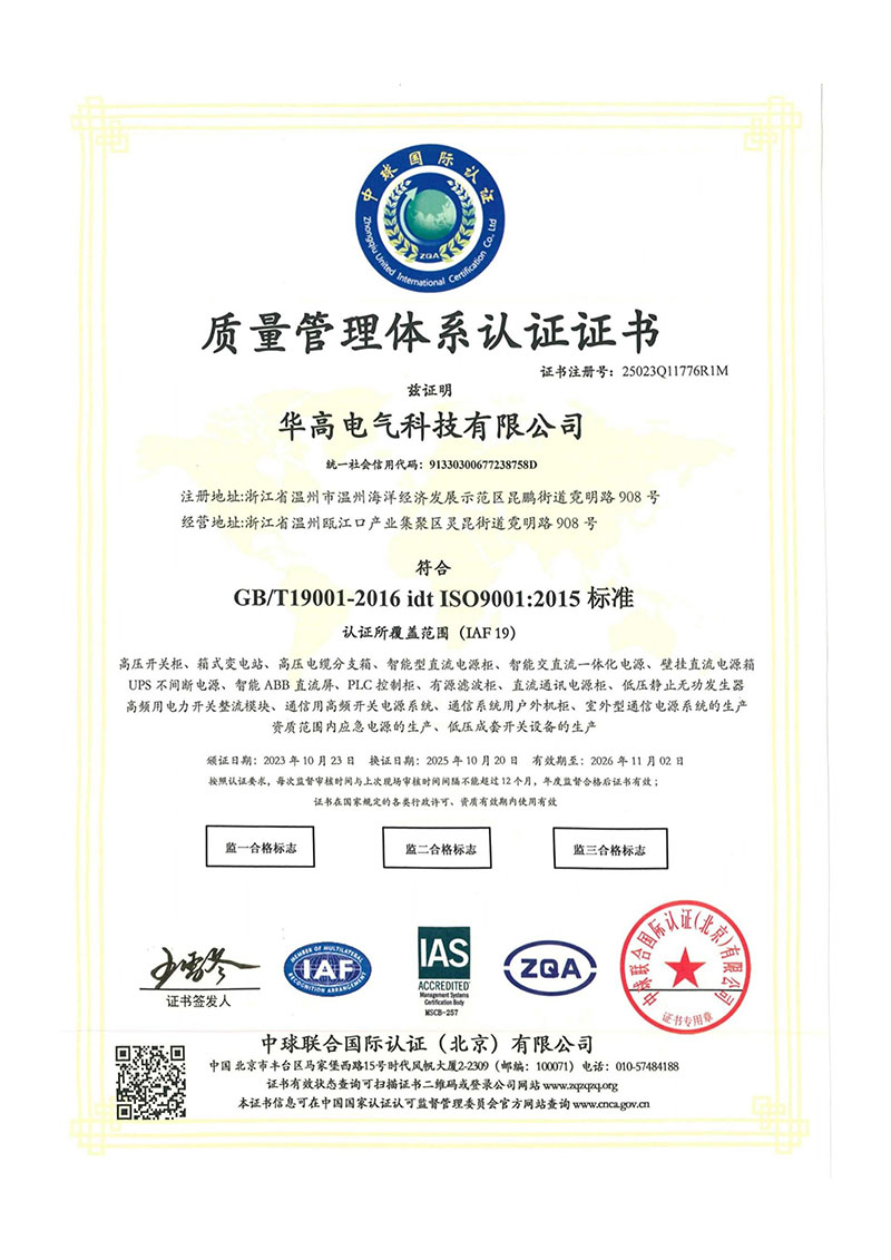 ISO9001 Quality Management